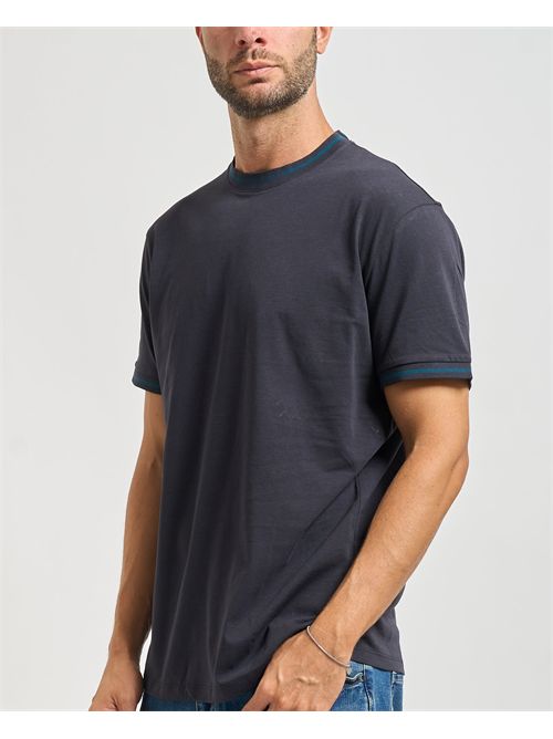 Men's Armani Exchange T-shirt with contrast profile ARMANI EXCHANGE | XM001467-AF10356UB101